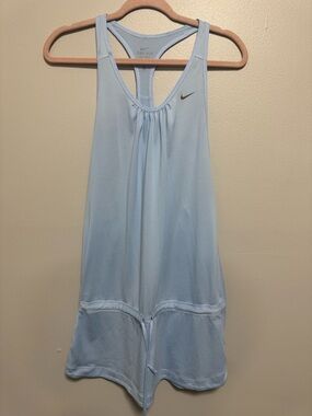 Nike Light Blue Racerback Tank Tennis Dress